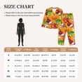 thumbnail image 4 of Pajama Sets for Women 2 Pcs, cucumber onion Potato Button Down Long Sleeve Sleepwear Lounge PJ Sets, 4 of 6