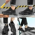 thumbnail image 6 of Steel Toe Shoes for Men Women Non Slip Work Shoes Lightweight Work Boots for Men Comfortable Safety Shoes Indestructible Steel Toe Shoes Industrial Construction Steel Toe Boots for Men, 6 of 13