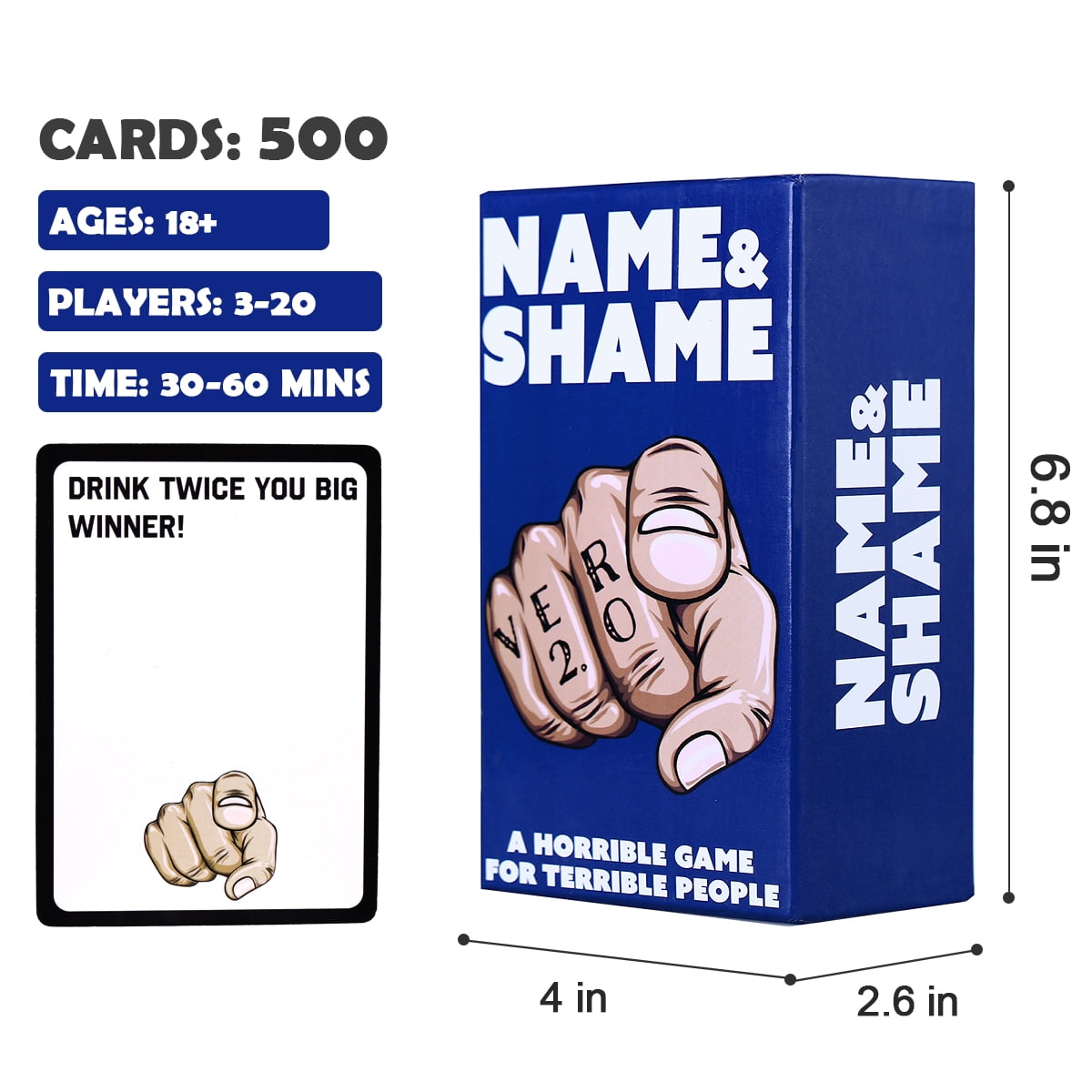 Buy Name & Shame Drinking Games for Adults Party Card Games for Adults
