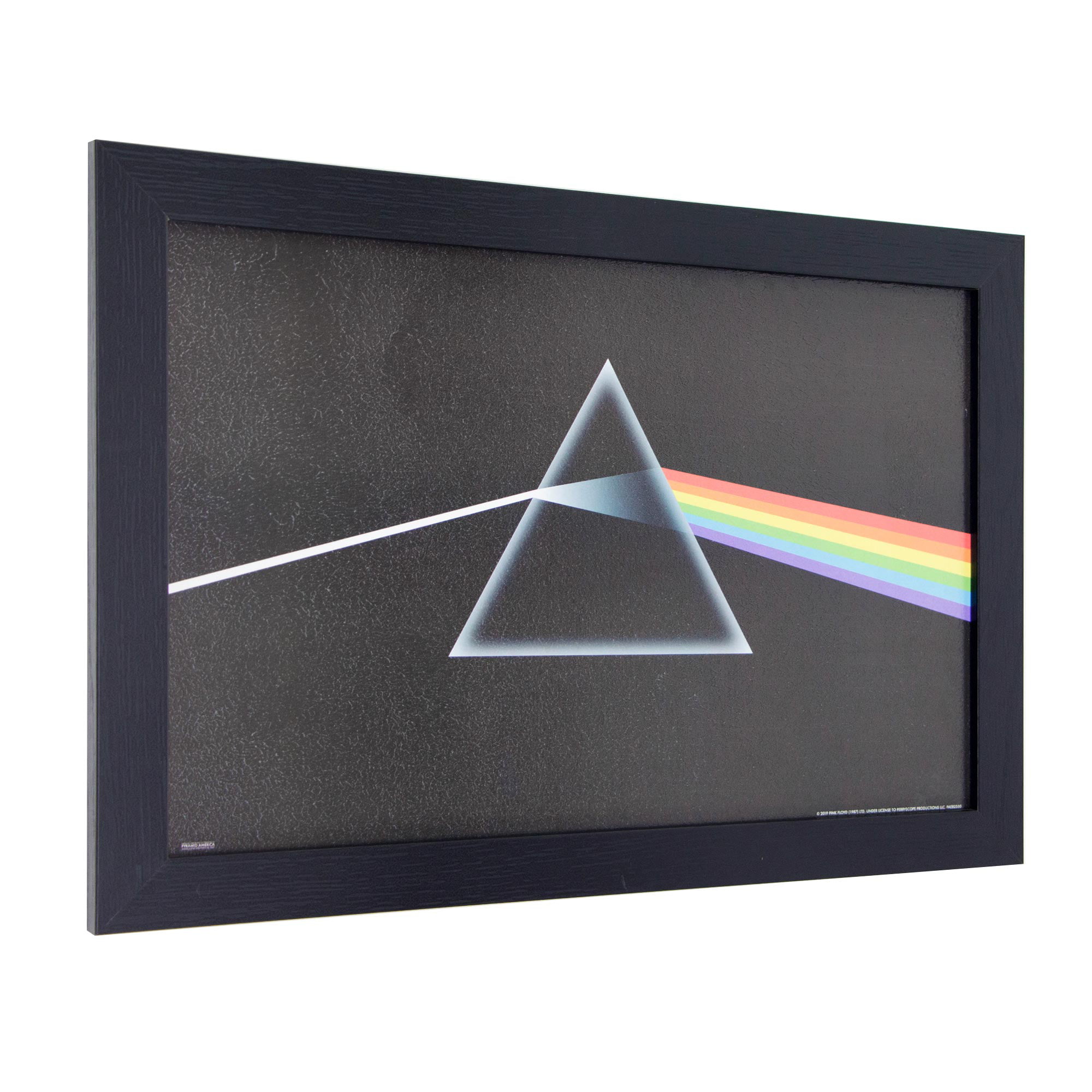 Pink Floyd Dark Side of the Moon Pyramids Abstract Picture Art Framed Print 