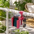thumbnail image 6 of BiFandian Pool Cup & Phone Holder, Above Ground Poolside Storage Caddy, Pink, 6 of 6