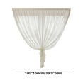 thumbnail image 3 of cpengpj Stores en Solde Rideaux en Gaze Tissu Fini Blanc Sable Balcon Chambre Rideaux Translucides, 3 of 7
