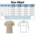 thumbnail image 3 of PEASKJP Casual Tops for Men Men's Letter Graphic Print Short Sleeve T Shirt Summer Tee Top (Green,XXL), 3 of 3
