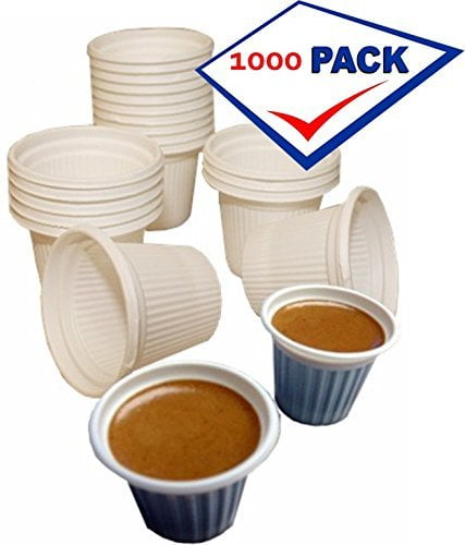 Mini disposable Cuban Style and espresso coffee cups 3/4 oz. Pack of 1000