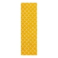 thumbnail image 3 of Unique Loom Trellis Shag Collection Area Rug - Ruby (2' x 7' Runner Yellow/Ivory), 3 of 11