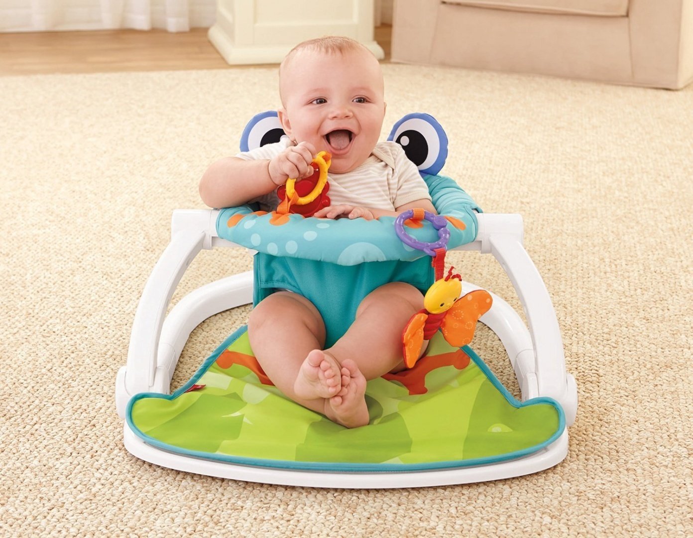 Fisher Price Sit-Me-Up Seat Frog One Size - image 4 of 9