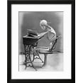 thumbnail image 2 of Skeleton Reading at Desk, Framed Art Print Wall Art by Bettmann, 2 of 6