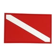 thumbnail image 1 of Insignia de Buceo Zulema Parche de bandera de buceo PVC Rojo Duradero, 1 of 8