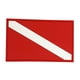 thumbnail image 1 of Durable, Rojo, Blanco, PVC, Seguridad, Buceo, Buceo, Buceo, Bandera, , Insignia, Para, Buceo, Submarino, , Bolsa De Equipo, Chaqueta, Cha Macarena Parche de bandera de buceo, 1 of 8