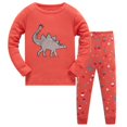 thumbnail image 1 of Conjuntos de Pijamas de dinosaurios para niños de 3 a 8 años, ropa de dormir para niños, Pijamas a rayas, Pijamas de animales para bebés, 1 of 4