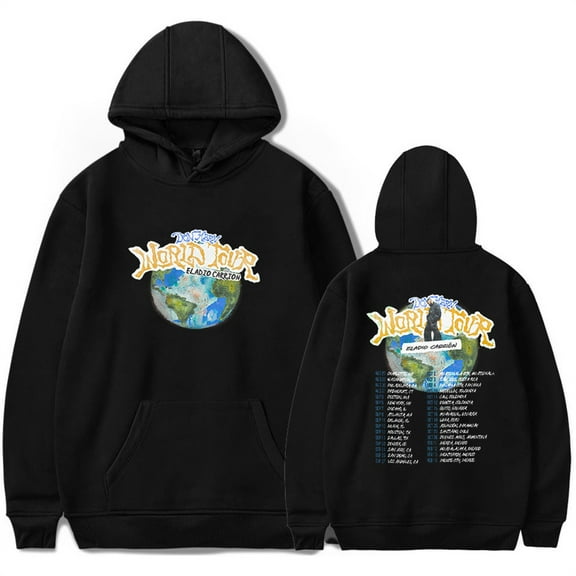 Eladio Carrion Don Kbrn World Tour 2025 Hoodies Fashion Sweatshirts Hip Hop Pullovers