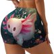 thumbnail image 1 of Fotbe Whimsical Axolotl Fantasy Shorts Sin Costuras – Shorts Deportivos de Cintura Alta para Mujer, Elásticos para Gimnasio, Yoga, Running o Ciclismo-Small, 1 of 8