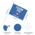 thumbnail image 4 of Drapeau de Mode Toronto Baseball Double Face à Main 5,5x8,2 Po, Polyester avec Mât en Plastique Mcp740, 4 of 7