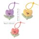 thumbnail image 3 of Llavero con Colgante de Muñeca y Flor para Bolso, Cartera o Llaves Del Coche: Accesorio Decorativo de Tela Suave para Niñas, Novias y Parejas., 3 of 7