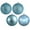 Baby Blue, variant on Vickerman 1" Copper 4-Finish Plastic Ball Ornament Assortment, 2 Boxes of 18