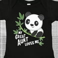 thumbnail image 4 of Inktastic My Great Aunt Loves Me Cute Panda Boys or Girls Baby Bodysuit, 4 of 5