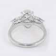 thumbnail image 4 of solitaire jewels 3.75CT Oval Moissanite 3 Stone Engagement Ring For Women, 10K White Gold, 4 of 7