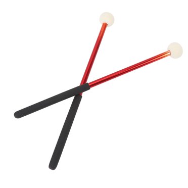 2Pcs Timpani Mallet Alloy Body Soft Wool Felt Head, Rubber Handle, Suitable for Multiple Scenarios Marching Drum Timpani Cymbal