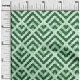 thumbnail image 2 of oneOone Georgette Viscose Green Fabric Geometric Dress Material Fabric Print Fabric By The Yard 42 Inch Wide, 2 of 4