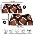 thumbnail image 2 of Goofa Brown Football On Black Printed Car Windshield Sunshade,Foldable Reflective Sun Visor,UV Protection Heat Blocker Sunshade,Car Cooling Accessory-Medium, 2 of 7