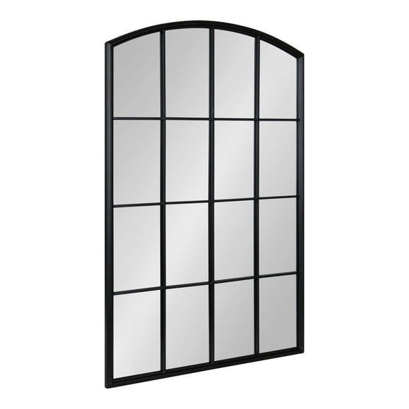 Window Pane Mirror Black