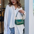 thumbnail image 3 of Nuevo bolso cruzado Joker de cuero artificial para mujer, bolso baguette a la moda,, 3 of 5