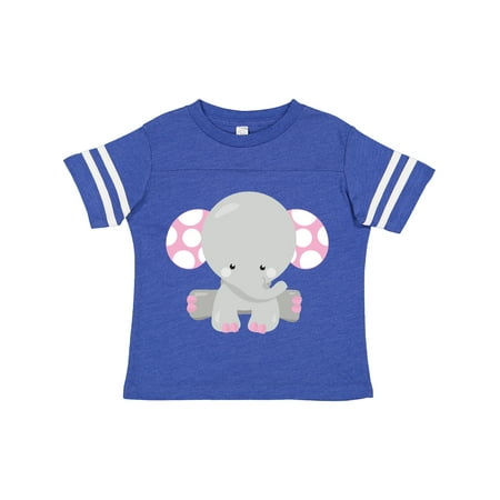 

Inktastic Cute Elephant Little Elephant - Pink Gray Gift Toddler Toddler Girl T-Shirt