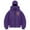 Purple, variant on zaveiop Balaclava Zip up Hoodie Double Hooded Y2K Streetwear Oversized Windproof Sweatshirt with Warm Mask for Women (Purple, XL)