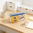 thumbnail image 4 of Btomtd Vintage Contrasting Pencil Case Large Capacity Dirt Pencil Case Pencil Case For Elementary School Students And Non Collision, 4 of 6