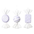 thumbnail image 2 of Vickerman 7.5"-8" Pastel Lavender Candy Ornament Assortment, 3 per bag., 2 of 2