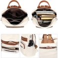 thumbnail image 4 of Women's mini backpack, faux leather shoulder bag with tassels, 4 of 5