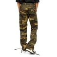 thumbnail image 2 of G-Style USA Men's Relaxed Straight Fit Work Cargo Pants 6CP01 - New Woodland Camo - 36/30, 2 of 5