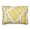 thumbnail image 2 of Creative Products Yellow Distressed Abstract Rectangles 14x20 Indoor / Outdoor Pillow, 2 of 3