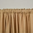 thumbnail image 4 of 3S Brother's Home Decorative Beige Curtains Extra Long Luxury Colors Linen Look Custom Made 5-25 Feet Made in Turkey Hang Back Tab ( 1 Panel ) Home Décor -(52"Wx264"L), 4 of 6