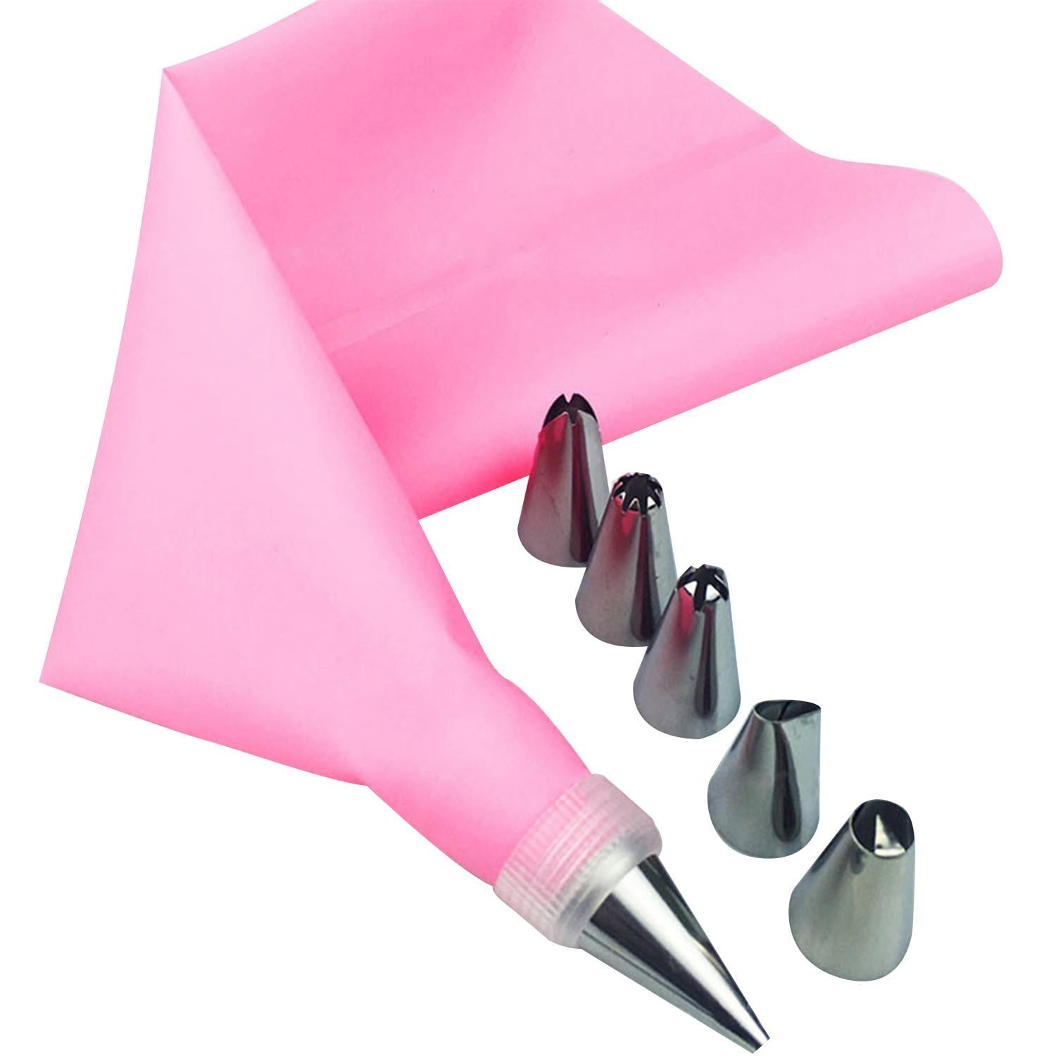 Icing Piping Cream Pastry Bag Stainless Steel Nozzle Pastry Tips Converter DIY Cake Decorating