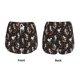 thumbnail image 3 of Balery Jumping Skull Pantalones cortos deportivos para mujer con forro y dos bolsillos, elásticos, para entrenamiento, gimnasio, yoga-XX-Large, 3 of 7