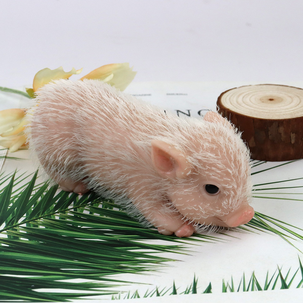 Silicone Pet Toy – Realistic Pig, Rabbit & Dog Soft Reborn Animal Dolls for Kids, Parent-Child Play, Home Party Gifts