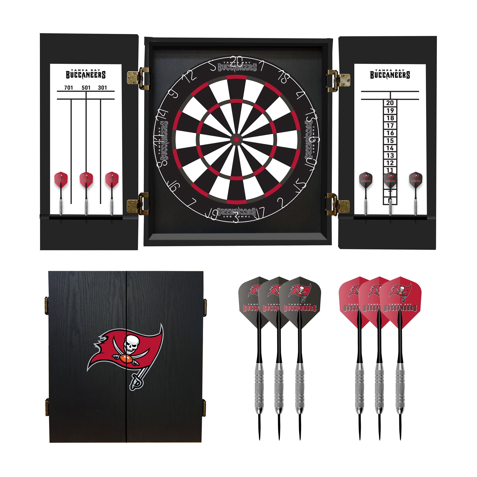Imperial Tampa Bay Buccaneers Fans Choice Dartboard Cabinet