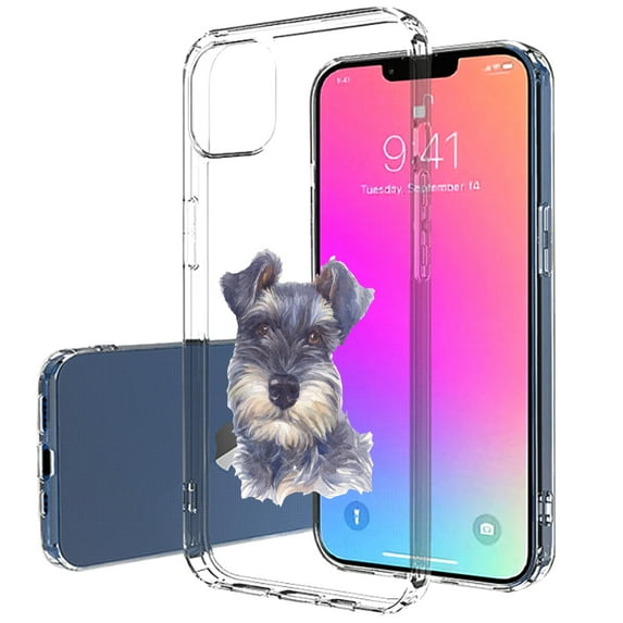 TalkingCase Slim Phone Case Compatible for Apple iPhone 14 Pro Max, Dog Watercolor 7 Print, Lightweight, Flexible, Soft, Printed in USA