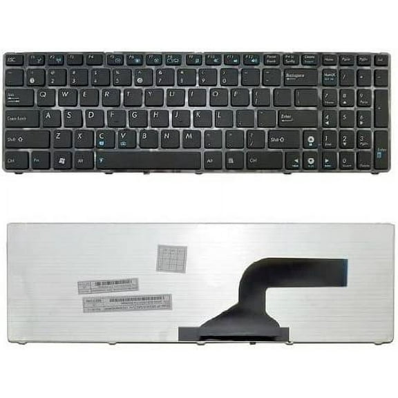 New Laptop Keyboard with Frame Replacement for Asus PN: 0KNO-H71US11 04GNYI1KUS01-1 V111462AS3 US 0KN0-IP1US01 04GNZX1KUS00-1 V118562BS1 US,US Layout Black Color