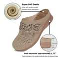 thumbnail image 6 of Ecetana Mules for Women Massage Slip On Sandals Comfortable Clogs with Arch Support Closed Toe Sandals Shoes, 6 of 7