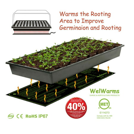 20x10'' Seedling Heat Mat Plant Seed Germination Propagation Clone Starter