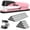 Pink, variant on Metal Stapler Heavy Duty 50 Sheet Capacity with 1750 Staples and Staple Remover, Full Strip Staplers for Desk, No Jam, Non-Slip for Office & Classroom, Black