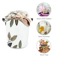 thumbnail image 5 of FANNA Leaves Buds Branch Oxford Cloth Clothes Storage Bucket Toy Organizer Laundry Hamper Round Basket One size, 5 of 6