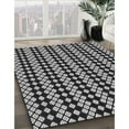 thumbnail image 2 of Ahgly Company Indoor Round Patterned Midnight Gray Area Rugs, 7' Round, 2 of 6