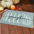 thumbnail image 3 of Hello Blue Pumpkin Decorative Fall Door Mat 30 X 17 Inch, Autumn Pumpkin Thanksiving Door Mat Low Profile Non Slip Floor Mat for Home Decor, 3 of 6