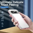 thumbnail image 3 of MYKOMI for Pixel 9 Pro XL Case, Google Pixel 9 Pro XL Case with HD Screen Protector [Military Grade Drop Tested] Heavy-Duty Tough Rugged Shockproof Protective Case for Pixel 9 Pro XL, White, 3 of 6