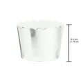 thumbnail image 4 of 1.9 in Dia Bottom x 1.73 in H, 24 ct Silver Paper Treat Cup, Everyday, Baking Cups, Way to Celebrate, 4 of 5