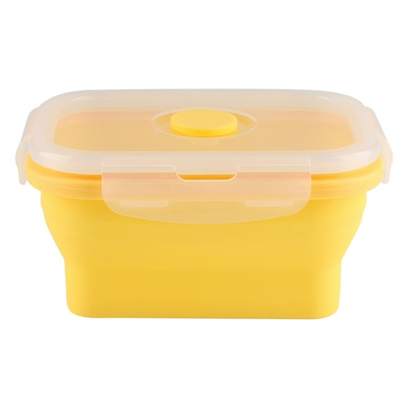 Contenedor de Alimentos NikouMX Silicona Bento 350 ml Rectángulo