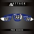 thumbnail image 2 of Attack Graphics 2069890014-d13355-19 Pro Series Restyle Number Plate Backgrounds Compatible with Polisport MX Restyling Kit for Yamaha YZ125 2019, 2 of 4